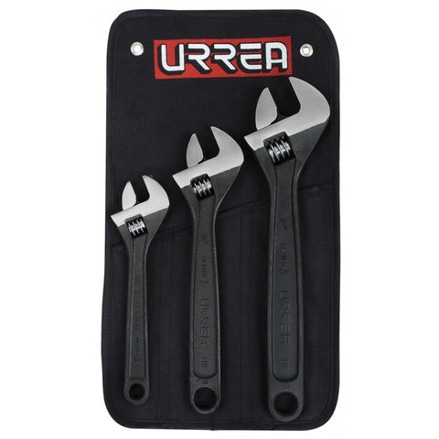 Juego de 3 Llaves Ajustable Black Urrea 795S