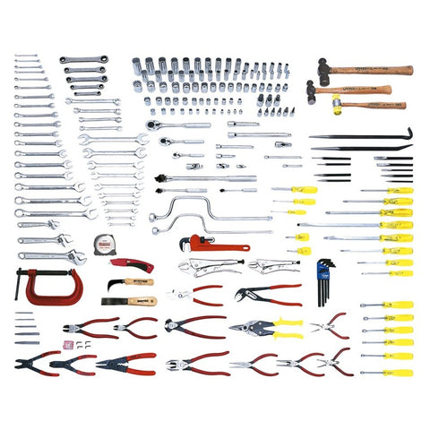 Juego Intermedio Industrial 202 Piezas Sin Gabinete Urrea 99550