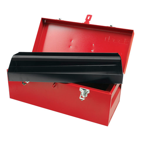 Caja Portaherramientas Metalica Color Rojo 17" x 7" x 7" Urrea D4