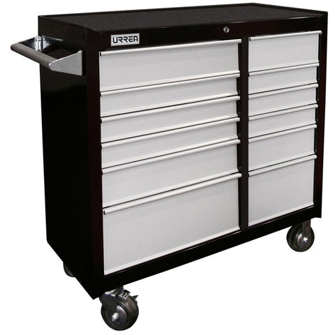 Gabinete Móvil Uso Pesado 12 Gavetas 41" Urrea H41M12