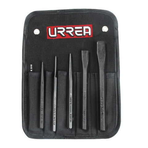 Juego de Cinceles Punzones y Botadores 5 Piezas Urrea NO.4