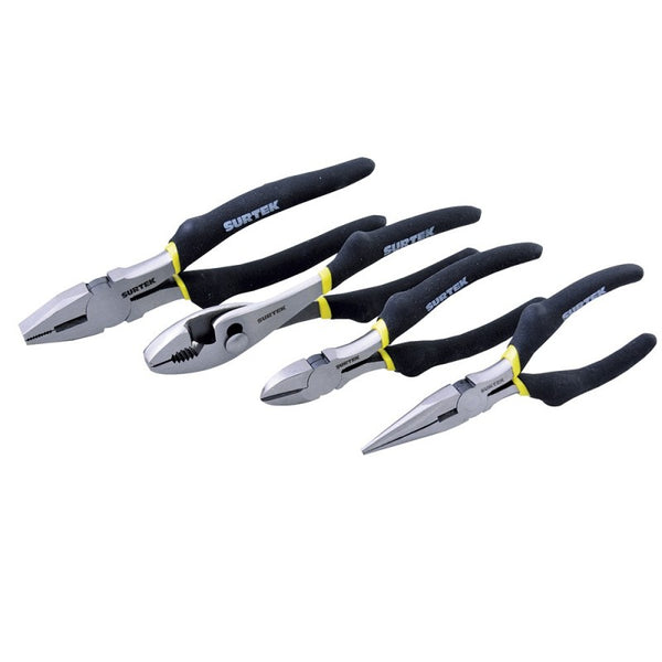 Juego 4 Pinzas para Electricista Surtek P04 - 1