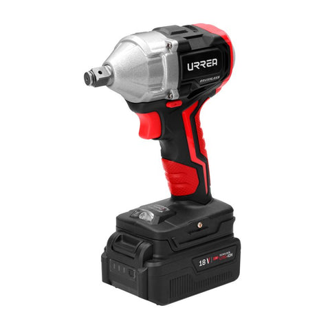 Pistola de Impacto 1/2" a Batería Litio-ion 18 V, 350, 280, 215 Nm Urrea LI1018