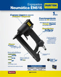 Engrapadora Neumática Cal 22 Grapa de Hasta 5/8″ Surtek EN616 - 2