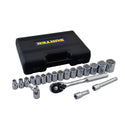 Juego de 20 Dados y Accesorios en Pulgadas 1/2″ Surtek F5800B - 1