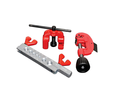 Juego de Avellanador, Cortatubos y Prensa Ajustable de 3/16" a 5/8" 3 Piezas Urrea 349