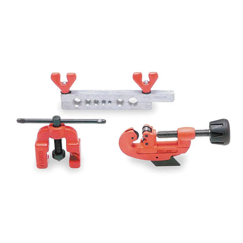 Juego de Avellanador, Cortatubos y Prensa Ajustable de 3/16" a 5/8" 3 Piezas Urrea 349 - 0